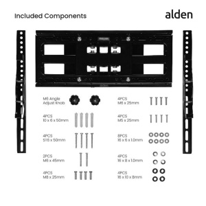 Alden 23'' To 56'' Swivel Tv Wall Bracket